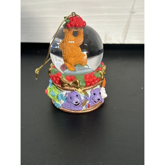 Bear in the Big Blue House Mini Snow Globe Christmas Ornament Jim Henson Disney - Picture 3 of 6